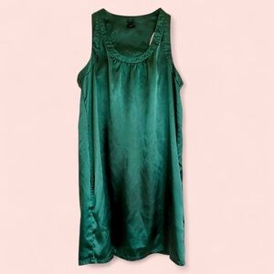 Vintage Emerald Green Racer Back Dress